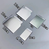 Lot de 4 grattoirs industriels en plastique, spatules flexibles pour peinture, couteaux à mastic, grattoirs muraux, outils de finition à bord lisse en acier inoxydable