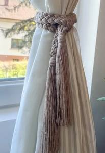 Sujetador de Cortinas de Macramé, Soporte de Cortinas Boho Sin Taladro, Decoración Acogedora para el Hogar - Product Image 2