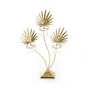 Bougeoir noir moderne Chandelier conique sculptural pour la décoration de l'Aïd et du Ramadan - Product Image 3