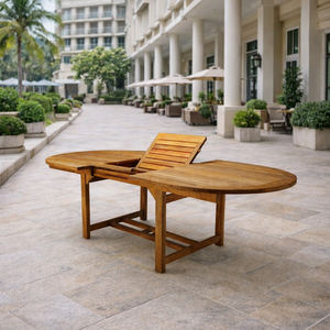 Mesa de Comedor Extensible de Madera de Teca Sólida para Exteriores, Resistente a la Intemperie, Muebles de Jardín para Hotel, Resort, Restaurante - Product Image 6
