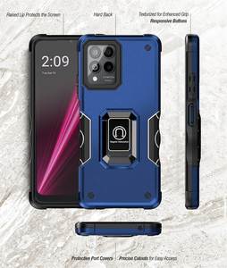 Pour T-Mobile Revvl 6 Pro 6 V + 5G étui antichoc magnétique support anneau armure coque de téléphone pour T-Mobile Revvl6 Pro 5G TMAF035G dos - Product Image 3