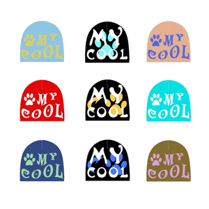 หมวกบีนนี่อะคริลิคถักลายแจ็คการ์ดปักมือลายดีไซเนอร์  แบบพับขอบ  ปักโลโก้เต็มใบ  สีกลางๆ  สั่งทำได้  ขายส่ง - Product Image 6