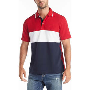 2025 nuevo Polo de secado rápido de poliéster Spandex para hombre, camiseta para hombre, deportes, Fitness, correr, camisetas al por mayor - Product Image 4