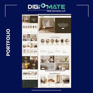 การพัฒนาเว็บไซต์อีคอมเมิร์ซที่มีประสบการณ์และตอบสนองที่ปรับแต่งได้สำหรับนักออกแบบตกแต่งภายในรุ่นองค์กรพร้อมสินค้าในสต็อก - Product Image 5