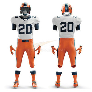 Camiseta de fútbol americano de alta calidad, uniformes de equipo personalizados, ropa deportiva con estampado por sublimación, talla grande para jóvenes y adultos - Product Image 1