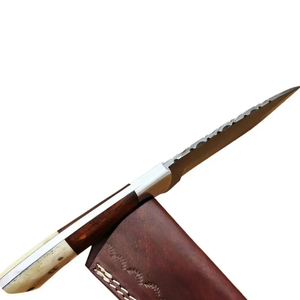 Cuchillo de Caza de Alta Calidad OEM Personalizable, Hoja Fija de Espiga Completa, Alta Durabilidad, Acero de Damasco de 95 Capas, Madera de Palisandro - Product Image 4