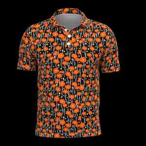 Polo en polyester à sublimation pour homme avec logo personnalisé coupe athlétique à séchage rapide adaptée au golf, au tennis ou aux vêtements d'entreprise - Product Image 6