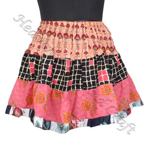 Gypsy Indian Patchwork <b>Mini</b> Rara Hippy Boho Festival <b>Skirt</b> Boho Stylish MS175 Patch Cotton <b>Mini</b> <b>Sexy</b> <b>Skirt</b> for Summer Wear - Product Image 5
