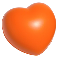 Balle anti-stress en forme de coeur doux au toucher en mousse PU jouet anti-stress spongieux à rebond rapide pour la décoration de fête de la Saint-Valentin