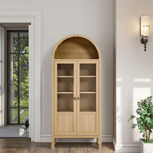 Wholesale Living Room Furniture <strong>Tall</strong> Cabinet <strong>Storage</strong> with Door and Drawers - Product Image 3