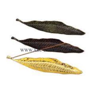 Ensemble de 2 encens en métal antique en forme de feuille et brûleur Bakhoor Ramadan Eid et décoration de mariage utilisation brûleur d'encens parfum - Product Image 5