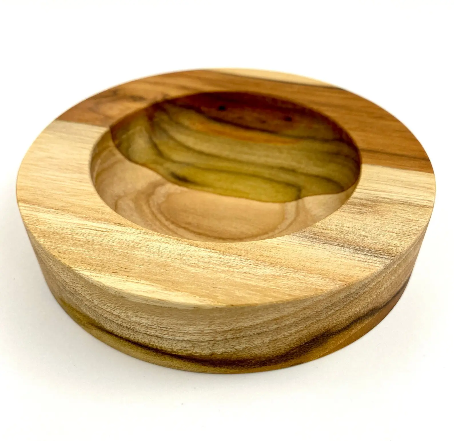 丸型木製灰皿プレミアム木製シガレット灰皿家庭用およびオフィス用木製シガーアクセサリー灰皿ホルダートレイ