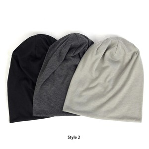 Nuevos sombreros de invierno de dos tonos Unisex con forro de piel para hombres y mujeres, gorro cálido a la moda, gorros informales de punto de invierno - Product Image 3