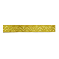 OEM tresse de haute qualité tresse de fil métallique doré 32/35/42/45mm/fil dentelle de cérémonie/fil de lingot de dentelle d'or
