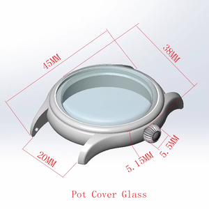 OEM Customize 38mm 316L Stainless Steel watchcase Fit NH34 NH35 NH36 NH38 Movement 28.5mm Dial With Shiny <b>Watch</b> <b>Case</b> - Product Image 3
