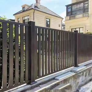 Nouveau style de garde-corps artistique en aluminium, clôture de villa élégante, mur communautaire pour jardin, cour, vie extérieure moderne, vente en gros - Product Image 6