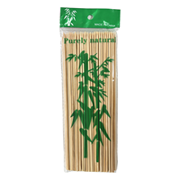 Brochettes de bambou rondes de qualité alimentaire de qualité supérieure série 200mm bâtons de bambou jetables en gros pour barbecue