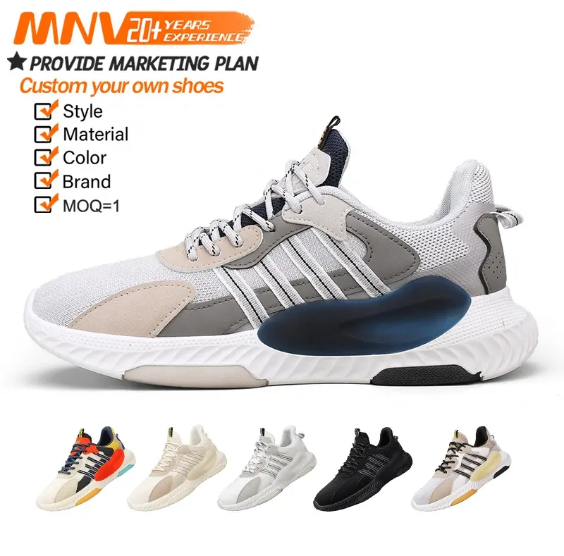 China Maker Manufacturer Custom Logo Comfortable Footwear Trainers Unisex Casual Running Athletic Shoes for Men