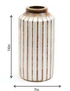 Vase en bois écologique Décoration pour table de salon Marchandises en bois massif Fleurs Bouteille Ornement Décoration de la maison - Product Image 4