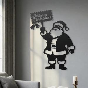 Decoración de Pared de Hierro Ecológica de Santa Claus, Adorno Navideño Perfecto para Regalar en el Hogar, Oficina, Habitación Infantil y Decoración Festiva de la India - Product Image 5