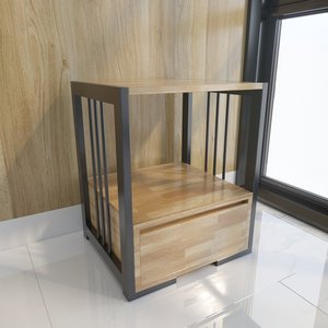 ตู้ข้างเตียงไม้แบบ 1 ลิ้นชัก รุ่น SFTDG013 ยี่ห้อ T u Ging SHA เฟอร์นิเจอร์ห้องนอน - Product Image 2