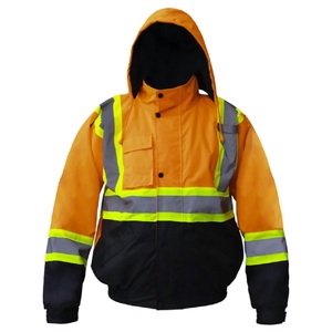 Logo personnalisé Veste de travail pour hommes Extérieur Uniforme de sécurité industrielle Construction professionnelle Manteau de protection - Product Image 1