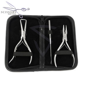 Kit d'outils pour extensions de cheveux professionnelles et micro-liens dans un design personnalisé solide et unique avec logo personnalisé - Product Image 6