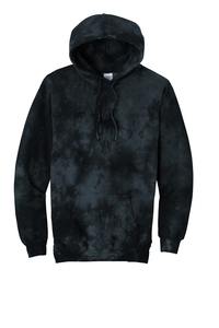 OEM personalizado al por mayor de gran tamaño Tie Dye Pullover Fleece Hoodie para los hombres con capucha cálida tie Dye sudadera negro y gris - Product Image 5
