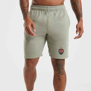 Custom Men's Athletic <b>Zipper</b> Pocket Sports <b>Shorts</b> Hot Summer Polyester Cotton Fitness Jogger Workout Solid Printed Casual - Product Image 3