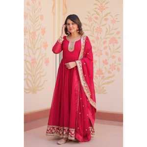 PREMIUM DESIGNER READYMADE Vestido de diseñador de lujo ropa de lujo hecha por Zari y bordado de lentejuelas - Product Image 1