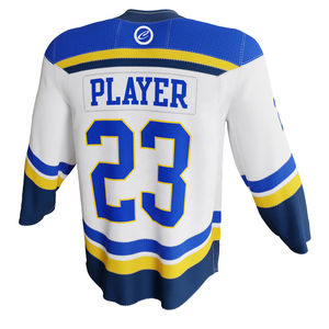 Jersey de Hockey sobre Hielo Personalizado para Hombre Adulto con Nombre y Número Personalizados, Bordado del Equipo, Impresión Digital en Poliéster/Algodón - Product Image 3