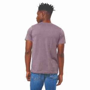 เสื้อยืดคอกลมโอเวอร์ไซส์สำหรับผู้ชายผ้าคอตตอนคอมบ์สไตล์แขนสั้นทรงครอปฟิต - Product Image 4