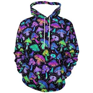 2025 nouveaux hommes femmes mode Style sweats à capuche champignon 3D imprimé pulls Harajuku survêtements hauts hommes vêtements - Product Image 1