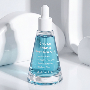 Suero Facial Multifunción 5 en 1 OEM, Niacinamida, Péptido de Cobre Azul GHK-Cu, Suero Reparador Antienvejecimiento - Product Image 5