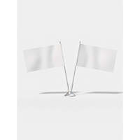 Drapeau de table double personnalisé Premium USA 3x5ft en satin, nylon, plastique, polyester, impression numérique, mât en aluminium, logo personnalisé