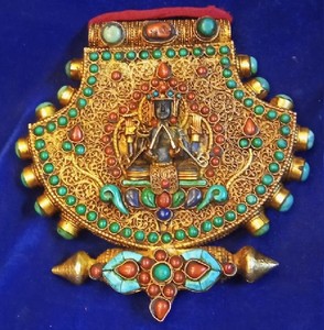 Grands pendentifs ghau tibétains - Product Image 3