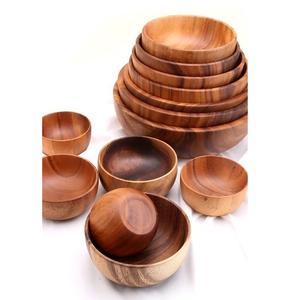 Tazón de Chocolate de Madera de Acacia Biodegradable y Ecológico Hecho a Mano para la Colección de Ramadán y Eid - Product Image 1