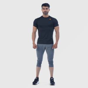 <b>Summer</b> Style Grey Bottoms Pants with Resistance 3/4 Unique Design for Comfortable Wear - Product Image 4