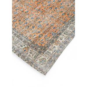 Alfombra de Lana Anudada a Mano de Gran Tamaño, Estilo Vintage, Pae-1525, Patrón Floral Rojo Naranja, para Sala de Estar, Pasillo, Rectangular, para Adolescentes - Product Image 2