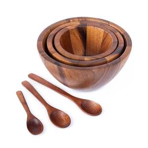 Vaisselle en bois artisanale pour restaurants taille variée pour vaisselle de table articles de restaurant et de cuisine du Vietnam - Product Image 1