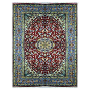 Alfombra Persa Najafabad Anudada a Mano, Hecha con Lana Natural y Algodón, 13'10 X 9'10, Pan 2749 - Product Image 1