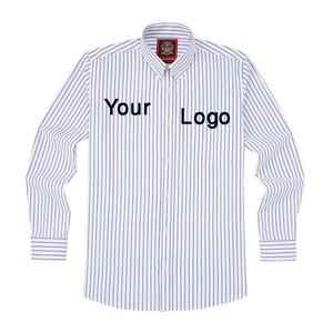 Haute qualité 100% coton hommes Anti-rides respirant formel à manches longues chemises nouveau Style à la mode automne grande taille - Product Image 4