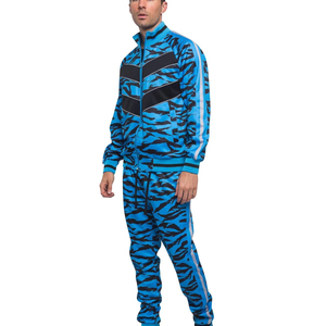 Vêtements de sport de haute qualité pour hommes survêtements en polaire Slim Fit avec logo costumes de course décontractés en coton et polyester - Product Image 1