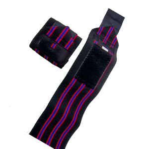 Muñequeras de fitness transpirables resistentes de alta calidad OEM patrón a cuadros logotipo personalizado soporte elástico-Venta caliente precio al por mayor - Product Image 6