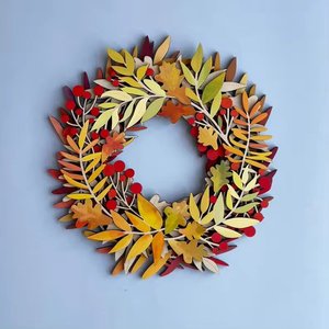 Cintre de guirlande en métal multicolore d'aspect de luxe élégant pour la décoration de mariage d'hôtel à la maison cintre de guirlande suspendu en métal - Product Image 3