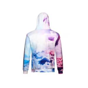 เสื้อฮู้ดพิมพ์ลายซับลิเมชันสำหรับผู้ชายเสื้อมีฮู้ดออกแบบใหม่ไซส์พิเศษ - Product Image 5