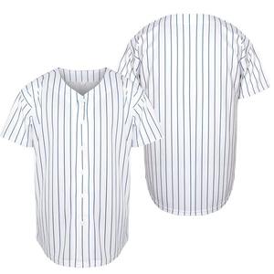 Nouveau 2024 été Baseball maillot hommes vêtements de sport Hip Hop blanc chemises amples à manches courtes sport Baseball uniforme pour hommes - Product Image 3