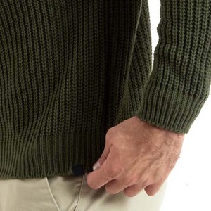 Suéter de punto de alta calidad para hombre, Jersey de punto personalizado de invierno, prendas de punto de algodón, ropa de hombre, suéteres, patrón sólido, todas las tallas - Product Image 5