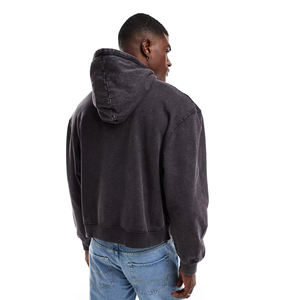 Sudadera con capucha para hombre de tendencia superior de Bangladesh Fabricante de prendas Sudaderas con capucha de algodón a granel Tela de algodón orgánico de estilo unisex OEM/ODM - Product Image 3