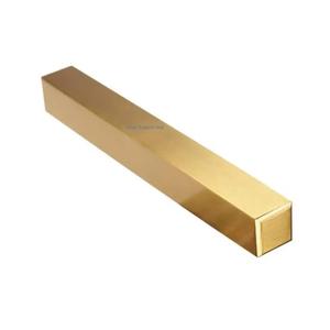 Peso de papel de mesa metálico dorado de latón de forma cuadrada hecho a mano para decoración de escritorio de hogar y oficina Peso de papel - Product Image 4